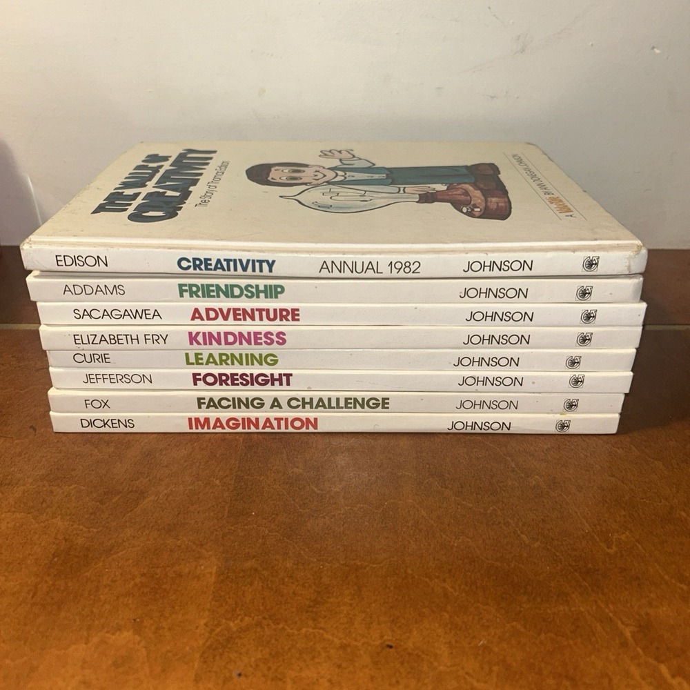ValueTales Lot of 8: Edison/Addams/Sacagawea/Fry/Jefferson/Dickens/Fox/Curie HC